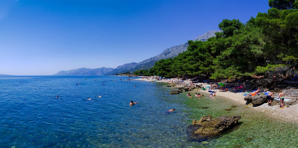 Mobile Homes Basko Polje Campground Baška Voda Kültér fotó